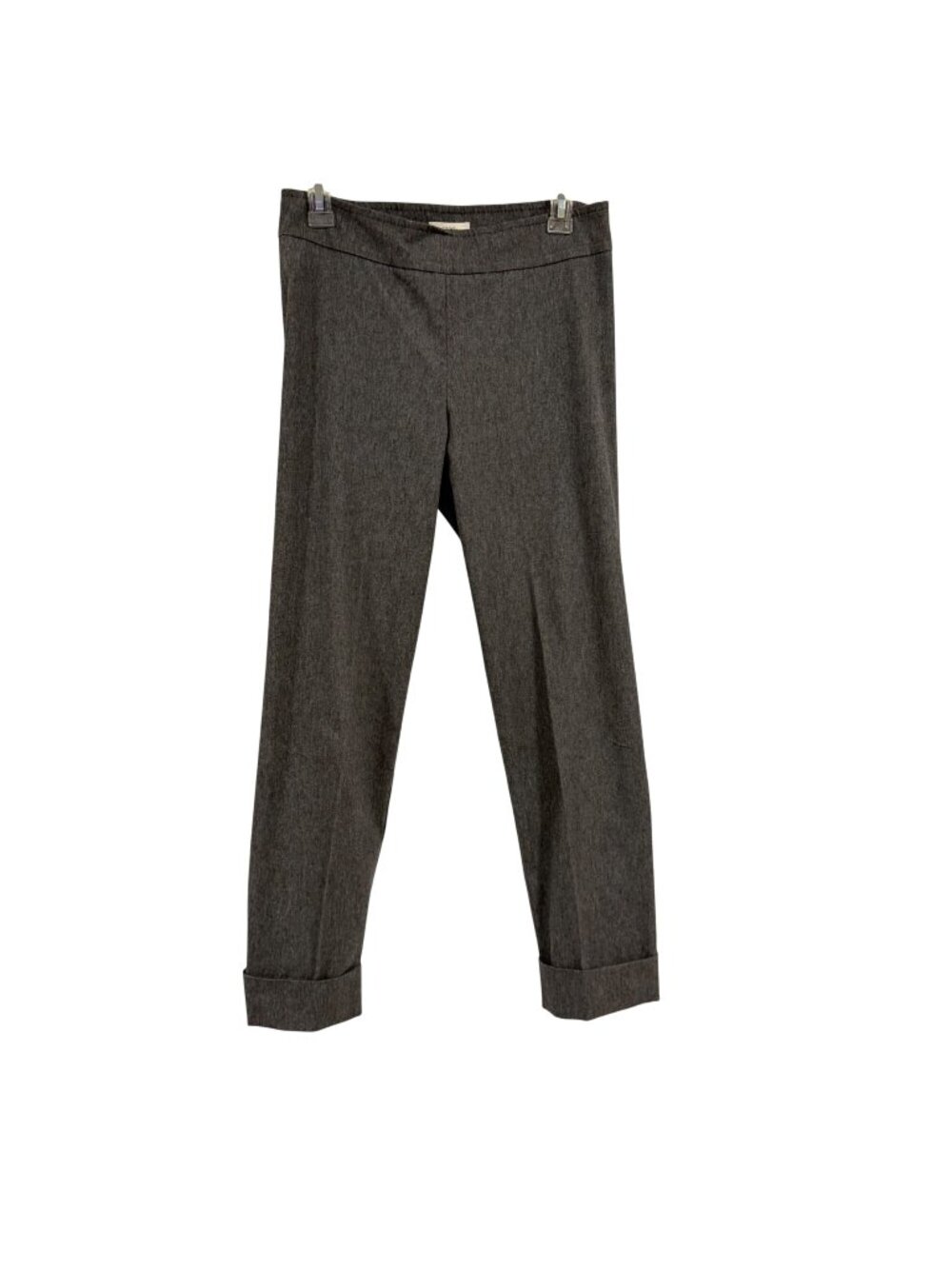 Avenue Montaigne Franco Gray Cuffed Cropped Pants Size 6
